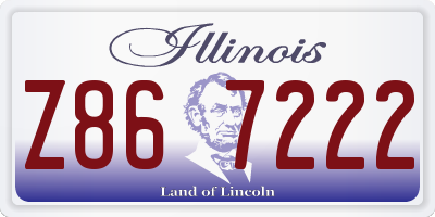 IL license plate Z867222