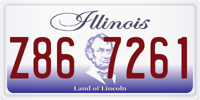 IL license plate Z867261