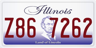 IL license plate Z867262