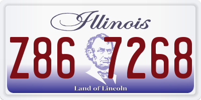 IL license plate Z867268