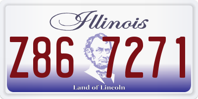 IL license plate Z867271