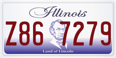 IL license plate Z867279