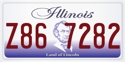 IL license plate Z867282