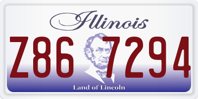 IL license plate Z867294