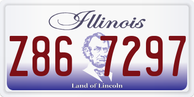 IL license plate Z867297