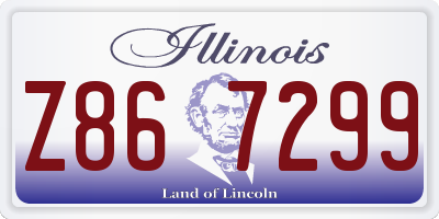 IL license plate Z867299