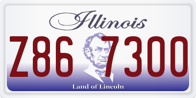 IL license plate Z867300
