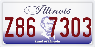 IL license plate Z867303