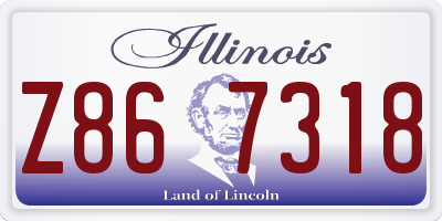 IL license plate Z867318
