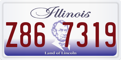 IL license plate Z867319