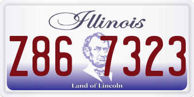 IL license plate Z867323