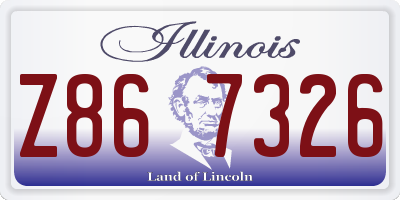 IL license plate Z867326