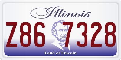 IL license plate Z867328