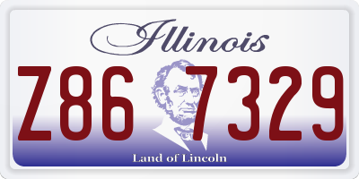 IL license plate Z867329
