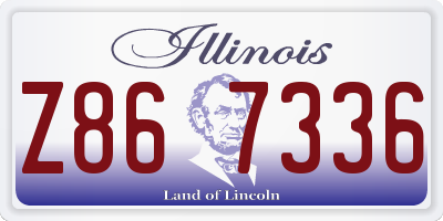 IL license plate Z867336