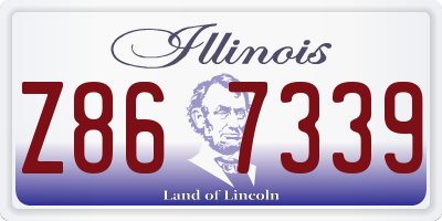 IL license plate Z867339