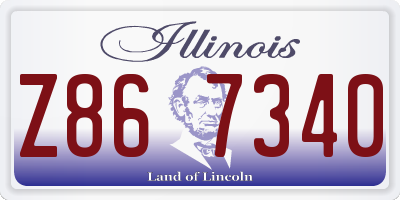 IL license plate Z867340