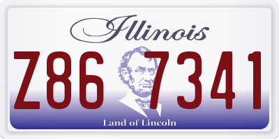 IL license plate Z867341