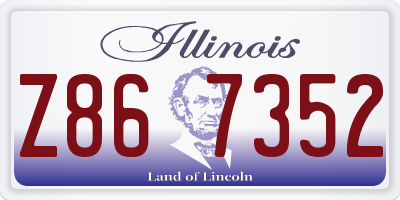 IL license plate Z867352