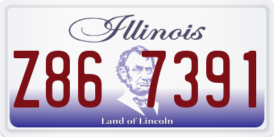 IL license plate Z867391