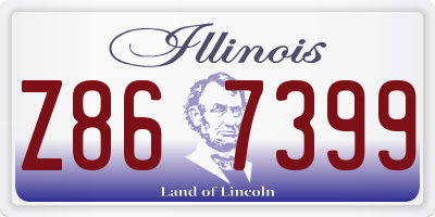 IL license plate Z867399