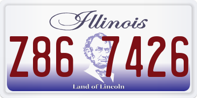 IL license plate Z867426