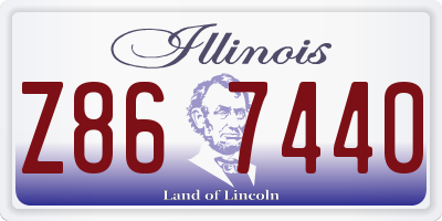 IL license plate Z867440