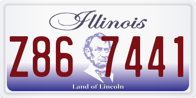 IL license plate Z867441