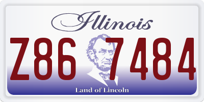 IL license plate Z867484