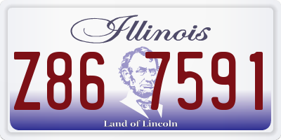 IL license plate Z867591