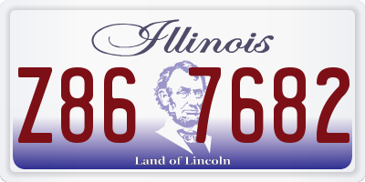 IL license plate Z867682