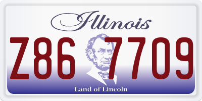IL license plate Z867709