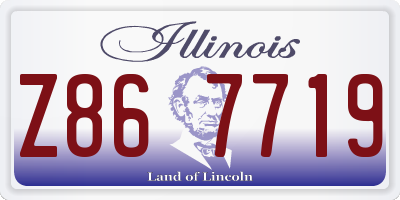 IL license plate Z867719