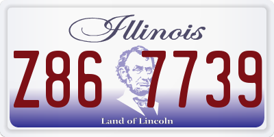 IL license plate Z867739