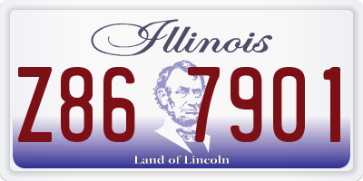 IL license plate Z867901