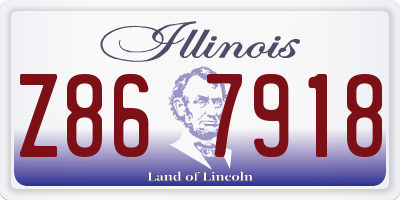IL license plate Z867918