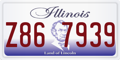 IL license plate Z867939