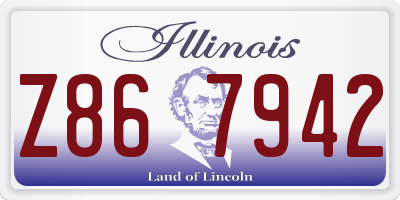IL license plate Z867942