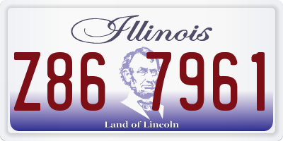 IL license plate Z867961