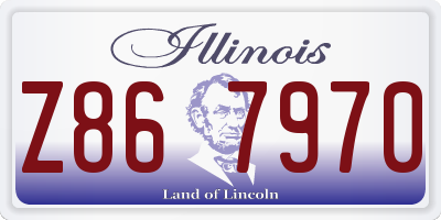 IL license plate Z867970