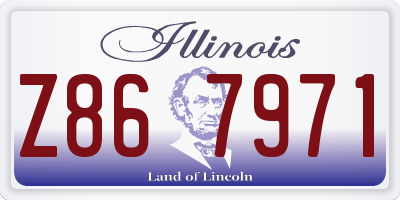IL license plate Z867971