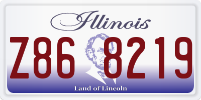 IL license plate Z868219