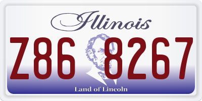 IL license plate Z868267