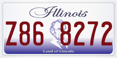 IL license plate Z868272