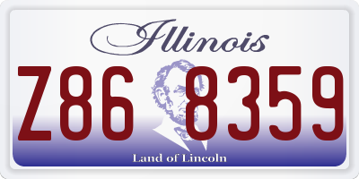 IL license plate Z868359