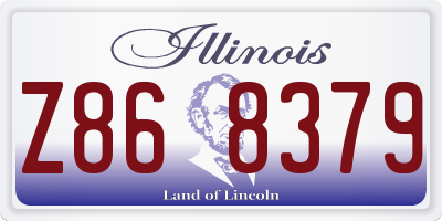 IL license plate Z868379