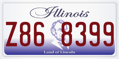 IL license plate Z868399