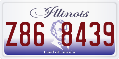 IL license plate Z868439