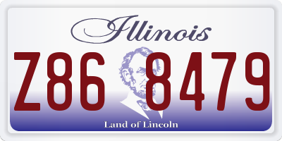 IL license plate Z868479