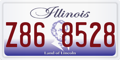 IL license plate Z868528